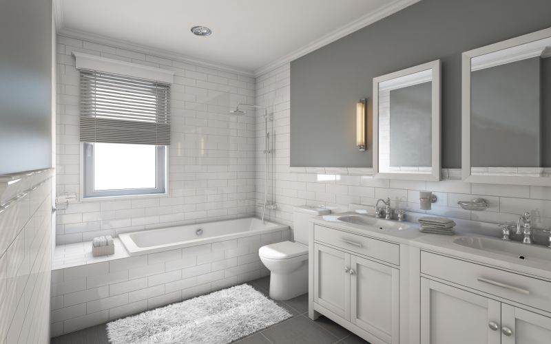 Spacious Master Bathroom with Double Vanities