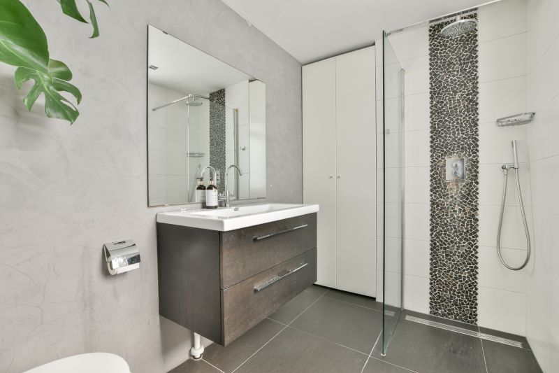 Bathroom with Custom Storage Solutions